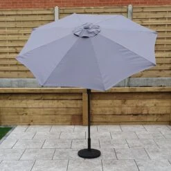 2.5m Grey Table Parasol