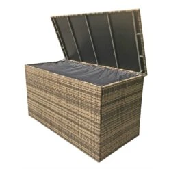 8mm Flat Weave Natural Brown Rattan Medium Cushion Box -Garden Furniture Sales 8mm flat weave natural brown rattan medium cushion box p78746 136230 zoom