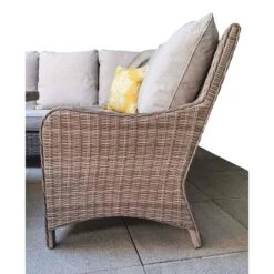 Alexandra Grey Rattan Corner Sofa Dining Set With Lift Table -Garden Furniture Sales alexandra grey rattan corner sofa dining set with lift table p78360 133453 zoom