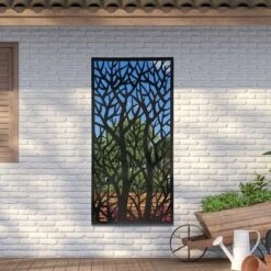 Amarelle Extra Large Decorative Tree Design Garden Mirror