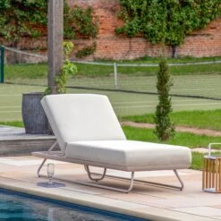 Ancona Linen Sun Lounger