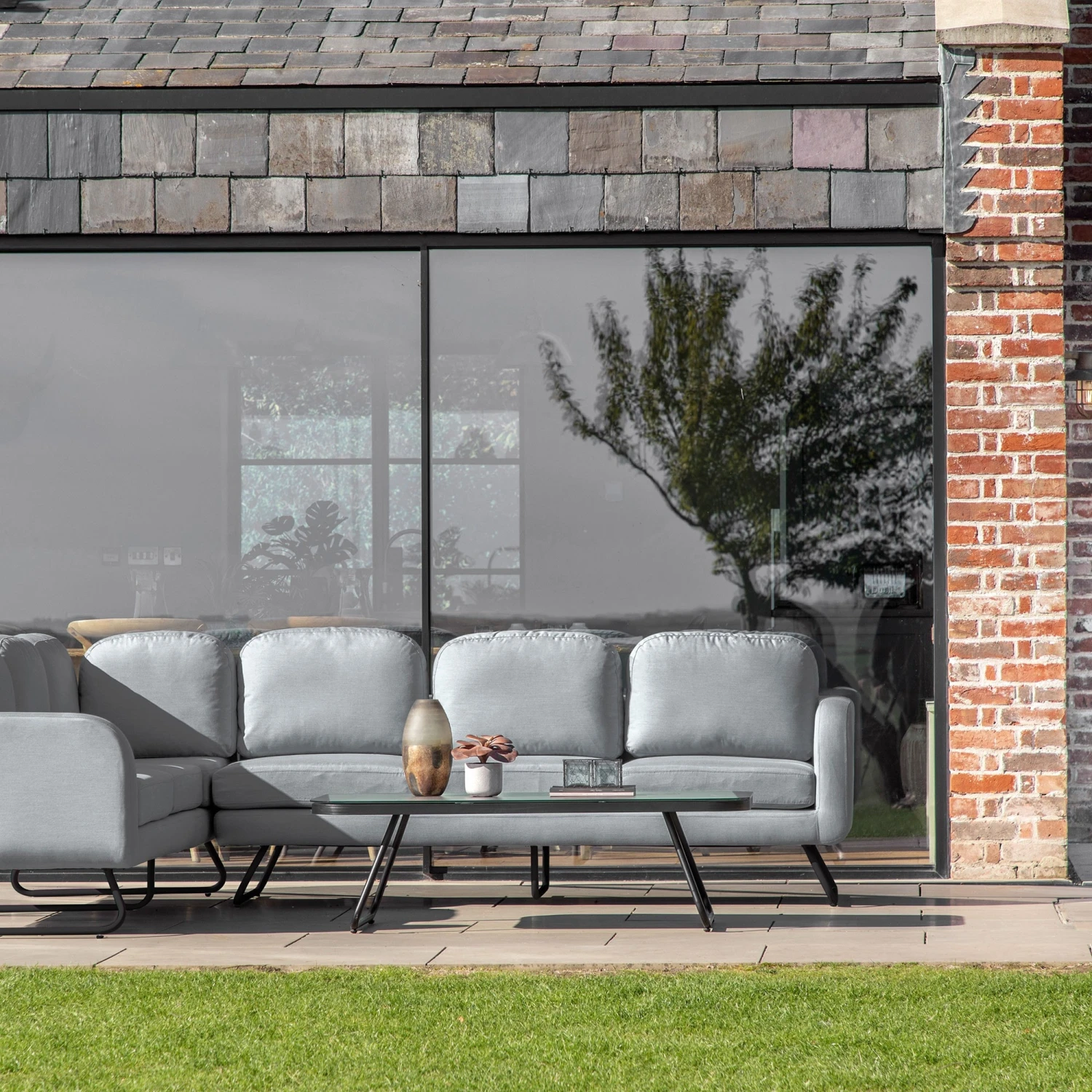 Ancona Slate Corner Lounge Set 2 Ancona Slate Corner Lounge Set - Image 2