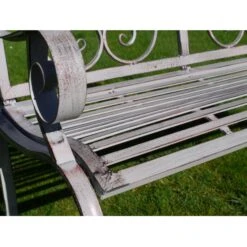 Antique Grey Garden Bench -Garden Furniture Sales antique grey garden bench p65145 100023 zoom