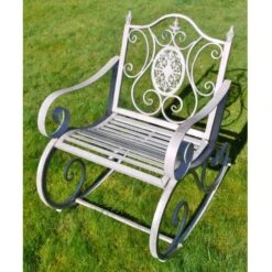 Featured Products -Garden Furniture Sales antique grey rocking chair p65319 100559 zoom