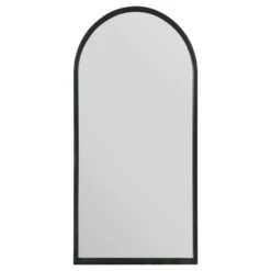 Arcus Black Metal Framed Arched Garden Wall Mirror - 120x60cm -Garden Furniture Sales arcus black metal framed arched garden wall mirror 120x60cm p85017 181487 zoom