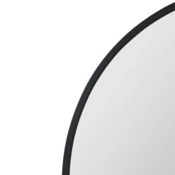 Arcus Black Metal Framed Arched Garden Wall Mirror - 125x90cm -Garden Furniture Sales arcus black metal framed arched garden wall mirror 125x90cm p85039 181614 zoom