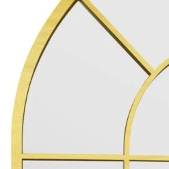 Arcus Gold Framed Arched Window Style Garden Mirror -Garden Furniture Sales arcus gold framed arched window style garden mirror p85111 181998 zoom