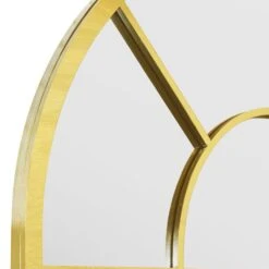 Arcus Gold Framed Arched Window Style Garden Mirror -Garden Furniture Sales arcus gold framed arched window style garden mirror p85111 181999 zoom