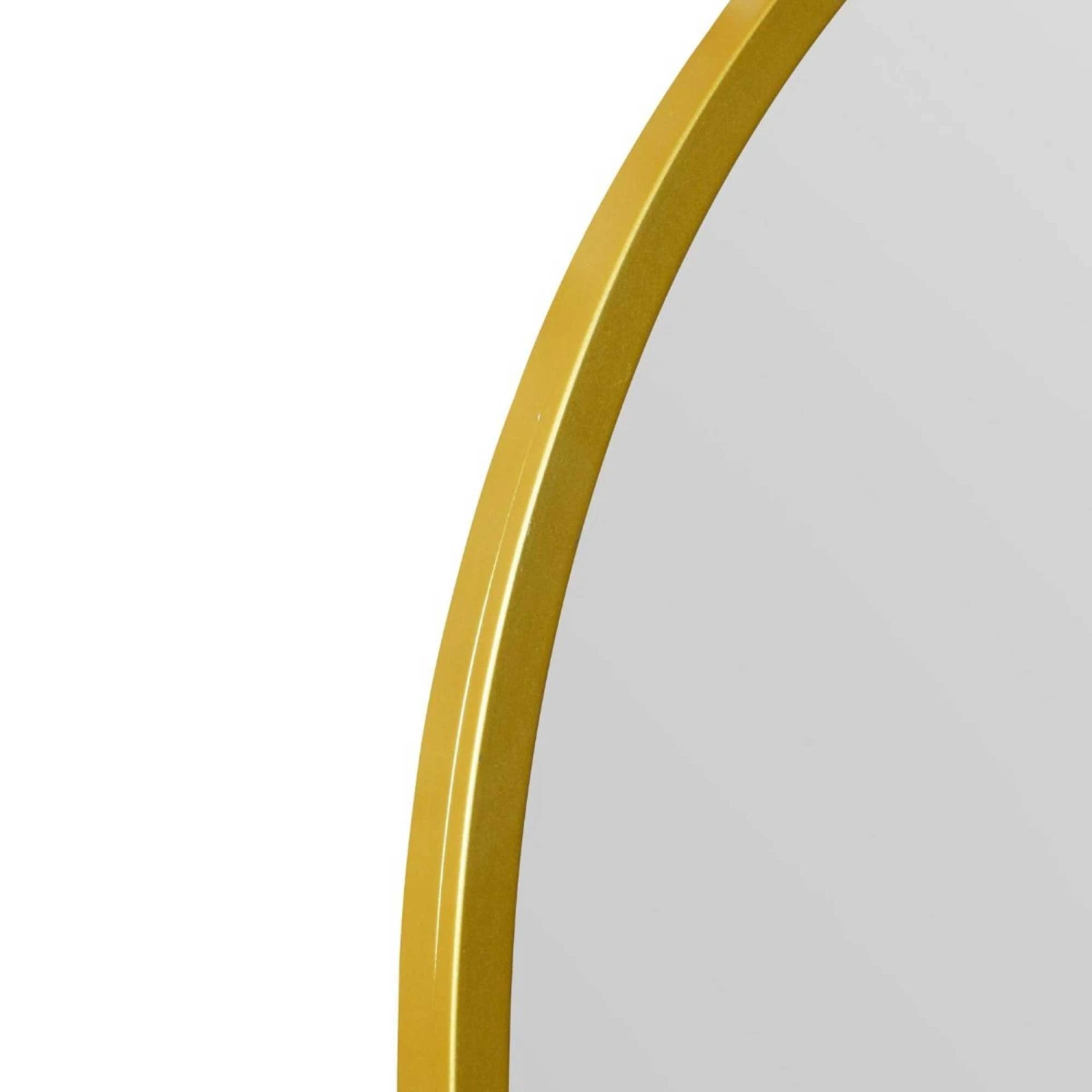 Arcus Gold Metal Framed Arched Garden Wall Mirror - 125x90cm 6 Arcus Gold Metal Framed Arched Garden Wall Mirror - 125x90cm - Image 6