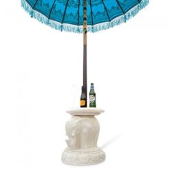 Bali Elephant Parasol Base With Drinks Table -Garden Furniture Sales bali elephant parasol base with drinks table p75877 119688 zoom