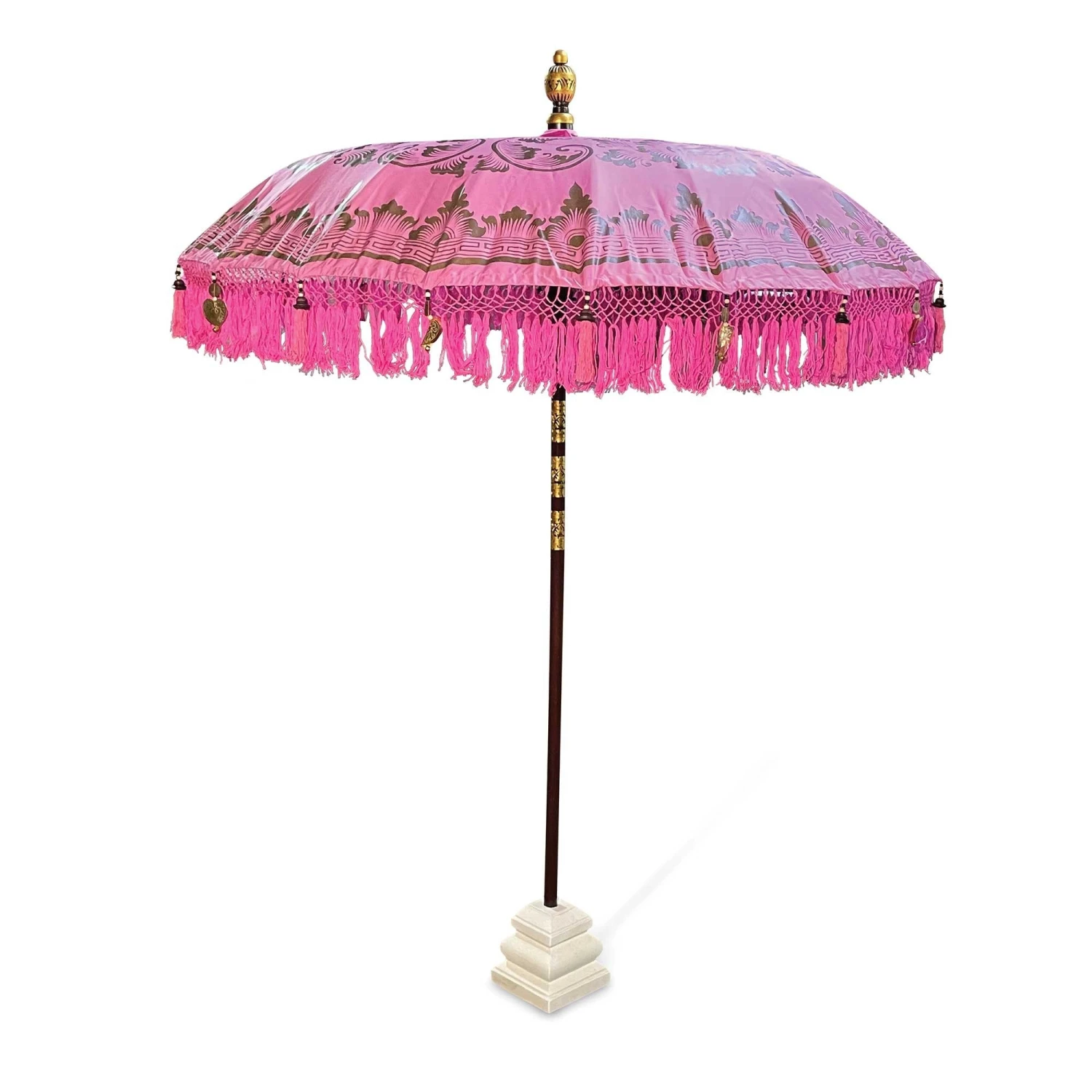 Bali Parasol Base (Terrazzo) White 3 Bali Parasol Base (Terrazzo) White - Image 3