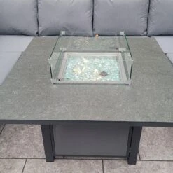 Bettina Grey U Shaped Dining Sofa Set With Gas Fire Pit Table & Stool 11 Bettina Grey U Shaped Dining Sofa Set With Gas Fire Pit Table & Stool -Garden Furniture Sales bettina grey u shaped dining sofa set with gas fire pit table stool p83634 173049 zoom