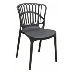 Black Eden Garden Stacking Chair