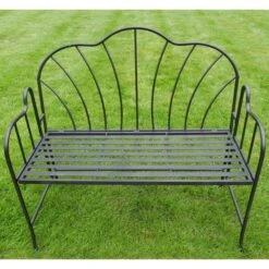 Black Outdoor Metal Bench 7 Black Outdoor Metal Bench -Garden Furniture Sales black outdoor metal bench p83694 173368 zoom