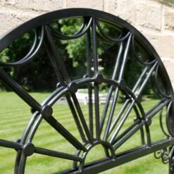 Garden Furniture Sales -Garden Furniture Sales black round arched garden mirror p76844 125832 zoom