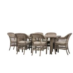 Cagliari Natural 6 Seater Dining Set -Garden Furniture Sales cagliari natural 6 seater dining set p82488 168283 zoom