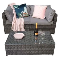 Chelsea Grey Rattan Modular Sofa Set -Garden Furniture Sales chelsea grey rattan modular sofa set p78388 133605 zoom