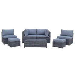Chelsea Grey Rattan Modular Sofa Set -Garden Furniture Sales chelsea grey rattan modular sofa set p78388 133607 zoom