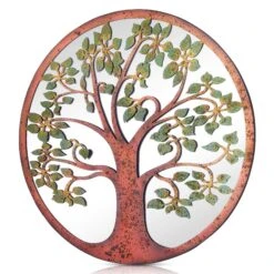 Garden Furniture Sales -Garden Furniture Sales chelsea metal round shaped bronze colour tree garden mirror p79269 137542 zoom