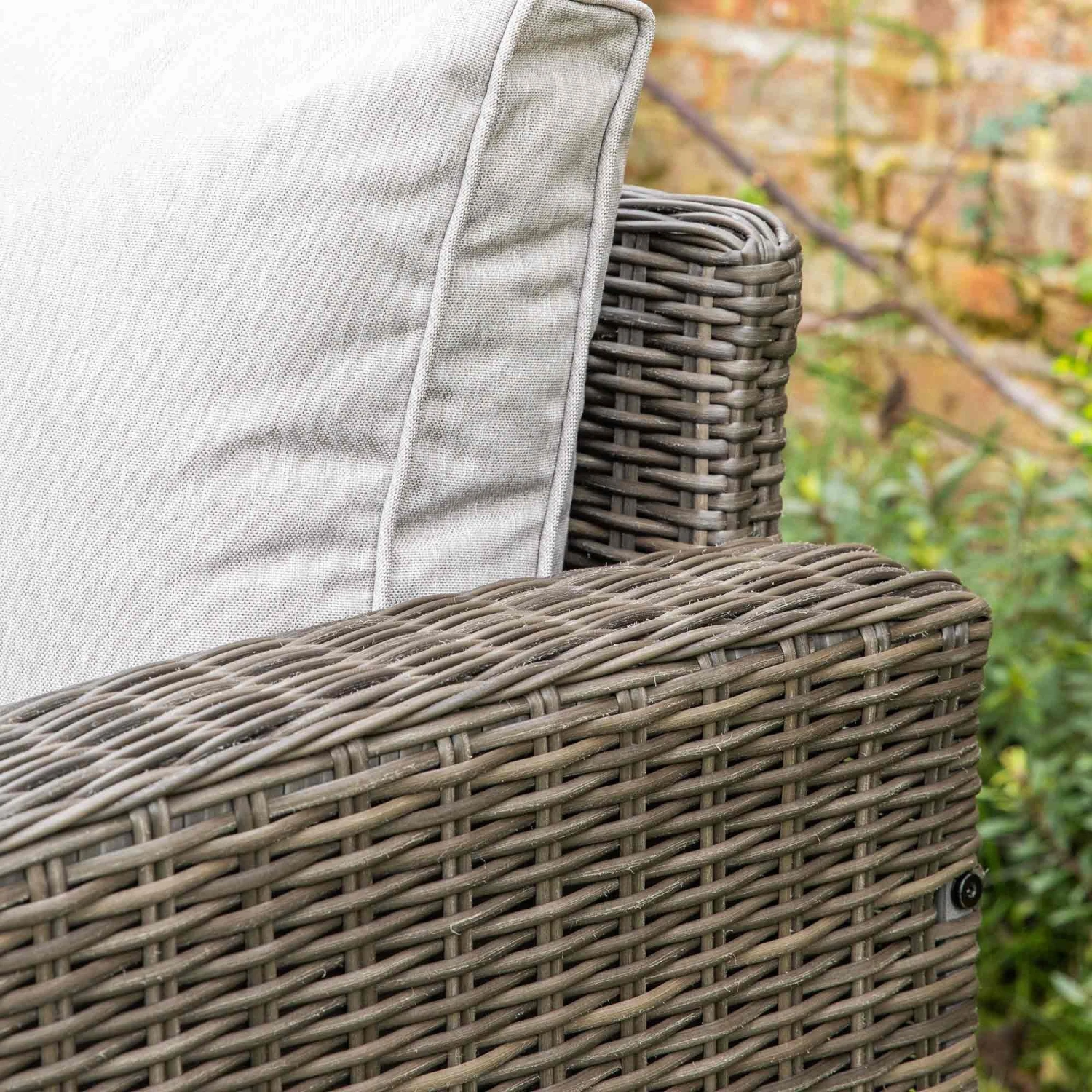 Corse Natural Rattan 3 Seater Dining Set With Rising Table 3 Corse Natural Rattan 3 Seater Dining Set With Rising Table - Image 3