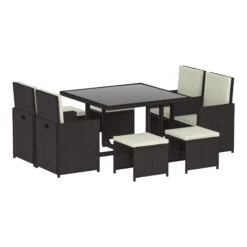 Cuba 8 Seater Brown Rattan Set -Garden Furniture Sales cuba 8 seater brown rattan set p79231 148066 zoom