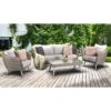 Danielle Grey Rattan 5 Seater Sofa Set