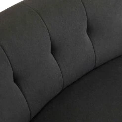 Dark Grey Curved 2 Seater Section Sofa -Garden Furniture Sales dark grey curved 2 seater section sofa p76705 124499 zoom