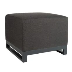 Dark Grey Small Outdoor Footstools