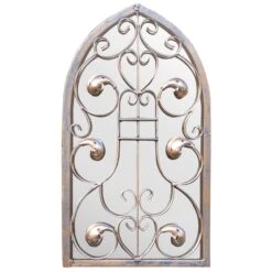 Dorset Arched Garden Accent Mirror -Garden Furniture Sales dorset arched garden accent mirror p75582 118374 zoom