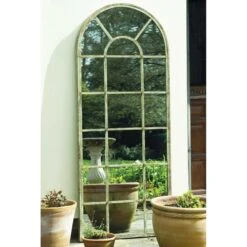 Dorset Green Country Arch Large Garden Mirror