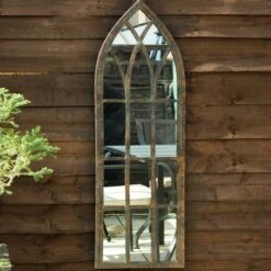 Dorset Rustic Frost Protected Metal Garden Mirror