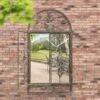 Dorset Rustic Scroll Large Garden Mirror