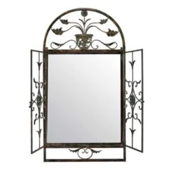 Dorset Rustic Scroll Large Garden Mirror -Garden Furniture Sales dorset rustic scroll large garden mirror p75697 118805 zoom