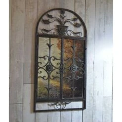 Dorset Rustic Scroll Large Garden Mirror -Garden Furniture Sales dorset rustic scroll large garden mirror p75697 118808 zoom