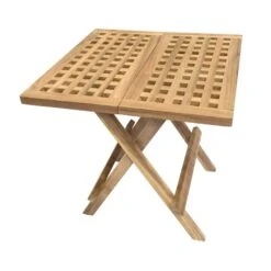 Driftwood Picnic Table Square Folding