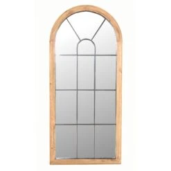 Fair Isle Arched Metal Frame Mirror
