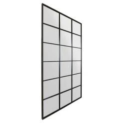 Fenestra Black Modern Window Frame Leaner / Wall Mirror -Garden Furniture Sales fenestra black modern window frame leaner wall mirror p85100 181900 zoom