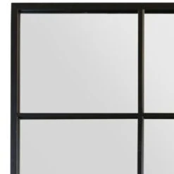 Fenestra Black Modern Window Frame Leaner / Wall Mirror -Garden Furniture Sales fenestra black modern window frame leaner wall mirror p85100 181903 zoom