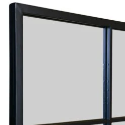 Fenestra Black Modern Window Style Leaner / Wall Mirror -Garden Furniture Sales fenestra black modern window style leaner wall mirror p85123 182111 zoom