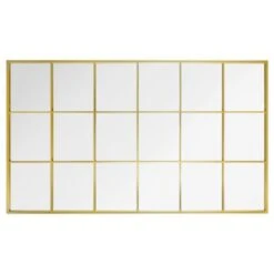 Fenestra Gold Modern Window Frame Leaner / Wall Mirror -Garden Furniture Sales fenestra gold modern window frame leaner wall mirror p85096 181889 zoom