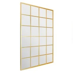Fenestra Gold Modern Window Style Leaner / Wall Mirror -Garden Furniture Sales fenestra gold modern window style leaner wall mirror p85120 182083 zoom