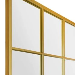 Fenestra Gold Modern Window Style Leaner / Wall Mirror -Garden Furniture Sales fenestra gold modern window style leaner wall mirror p85120 182086 zoom