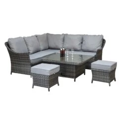 Featured Products -Garden Furniture Sales francesca grey rattan corner sofa dining set with lift table p78469 135398 zoom