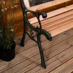 Garden Bench Cross Style -Garden Furniture Sales garden bench cross style p54335 150318 zoom