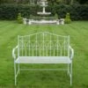 Garden Bench In Powder Blue