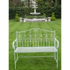 Garden Furniture Sales -Garden Furniture Sales garden bench in powder blue p83697 173382 zoom