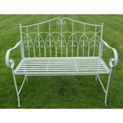 Garden Bench In Powder Blue -Garden Furniture Sales garden bench in powder blue p83697 173384 zoom