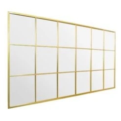 Genestra Gold Modern Window Garden Wall Mirror -Garden Furniture Sales genestra gold modern window garden wall mirror p85099 181897 zoom