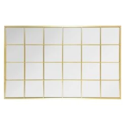 Genestra Gold Modern Window Style Garden Wall Mirror -Garden Furniture Sales genestra gold modern window style garden wall mirror p85122 182099 zoom