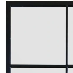Genestra Narrow Black Modern Window Garden Wall Mirror -Garden Furniture Sales genestra narrow black modern window garden wall mirror p85151 182327 zoom